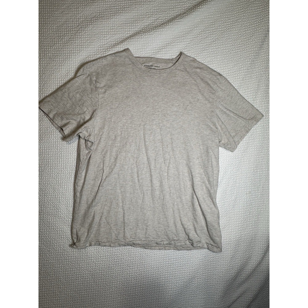 American Eagle Super Soft T-Shirt Mens XL Gray Crew Neck Short Sleeve Standard